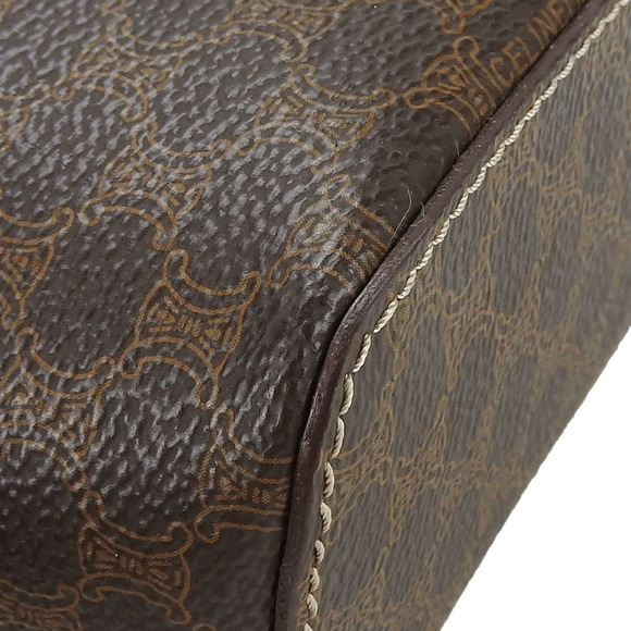 Celine Celine Macadam PVC Leather Handbag Brown Canvas Handbag - Picture 6 of 15